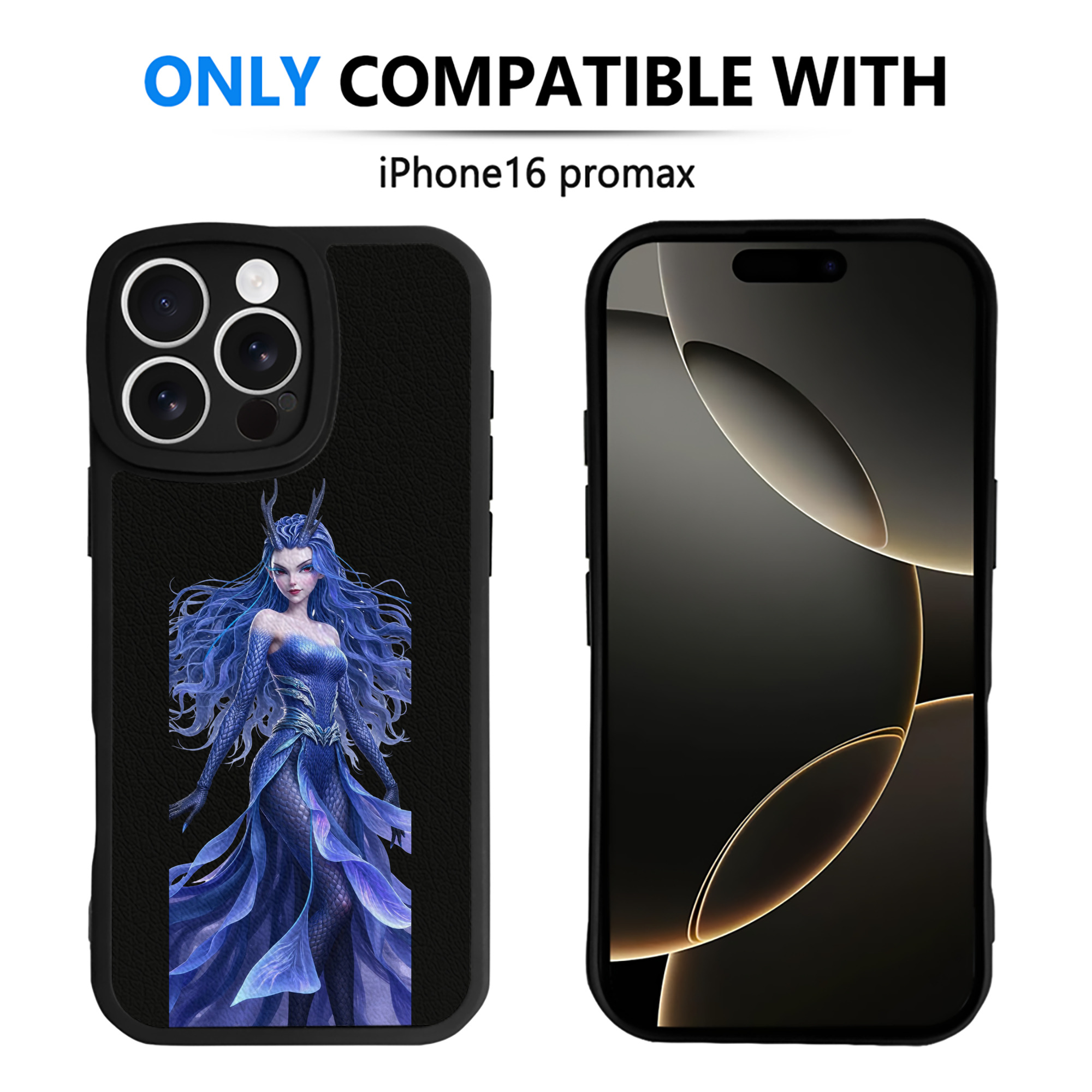 （画像用） Ne Zha 2 ナタ 魔童の大暴れ 【iPhone 16シリーズ対応】シリコンスマホケース（レザー調） 材質：シリコン